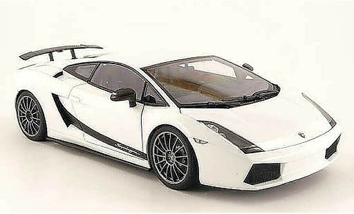 Lamborghini Gallardo Superleggera 1/18 Autoart blanche 2007 miniature