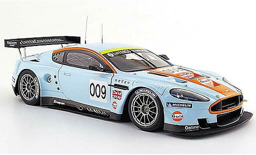 Aston Martin DBR9 gt1 1/18 Autoart no.009 gulf 24h le mans 2008 miniature