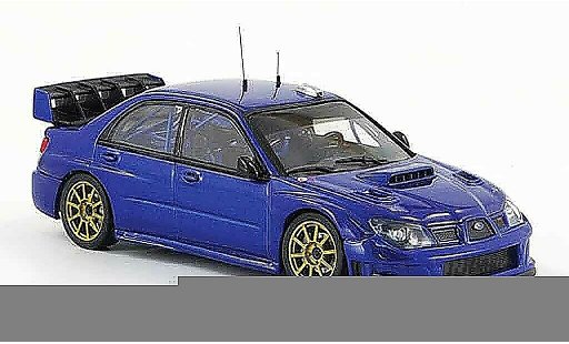 Subaru Impreza WRC 1/43 Autoart bleu plain body version 2008 miniature