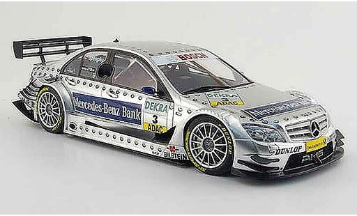 Mercedes Classe C DTM 1/18 Autoart no.3 mercedes-benz bank spengler 2008 miniature