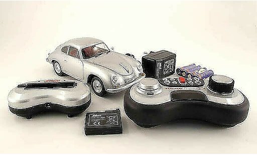 Porsche 356 A A 1/18 Schuco A coupe grise avec funktionen miniature