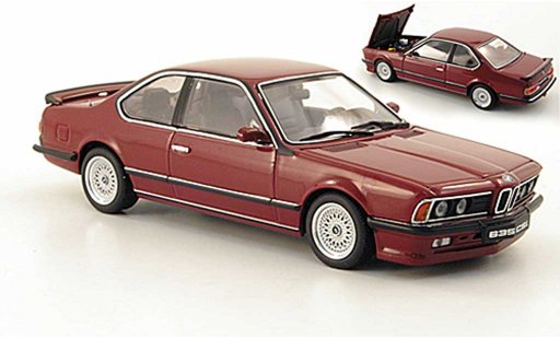 Bmw 635 CSi 1/43 Autoart M rouge miniature