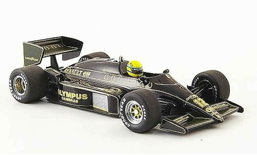 Renault F1 1985 1/43 Minichamps lotus 97t no.12 olympus a.senna saison miniature