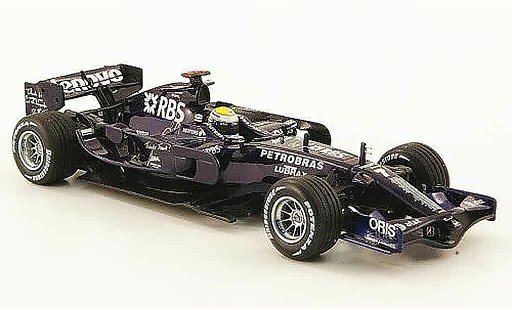 Toyota F1 Williams 1/43 Minichamps fw 30 no.7 test barcelona 2008 miniature