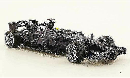 Toyota F1 Williams 1/43 Minichamps fw30 no.7 rbs n.rosberg 25. 27. februar 2008 miniature