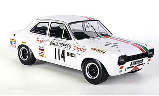 Ford Escort RS 1600 1/18 Minichamps Team Broadspeed Castrol J.Fitzpatrick Race of Champions Meeting 1971 miniature
