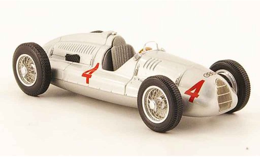 Auto Union Typ D course 1/43 Minichamps No.4 vainqueur GP Britannien 1938 miniature