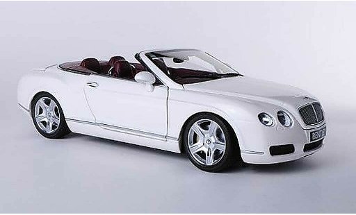 Bentley Continental GTC 1/18 Minichamps blanche 2006 miniature