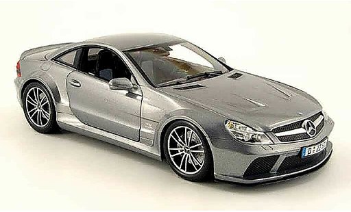Mercedes B Black Series 1/18 Minichamps 65 amg noire (r230) grise 2008 miniature