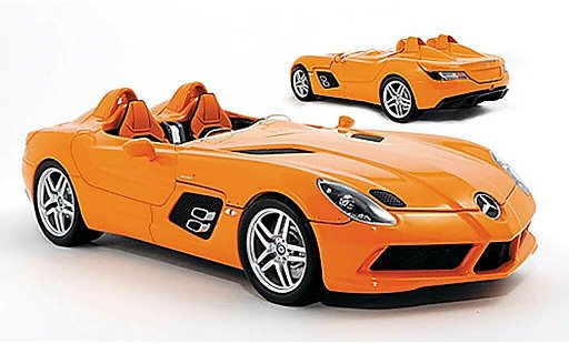 Mercedes SLR Stirling Moss 1/18 Minichamps (Z199) orange miniature