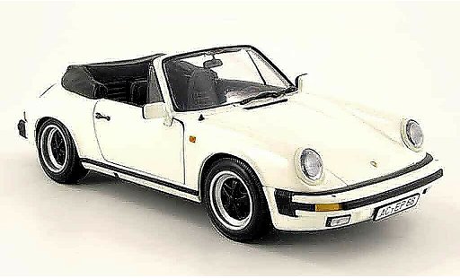 Porsche 911 Speedster 1/18 Minichamps carrera blanche 1983 miniature