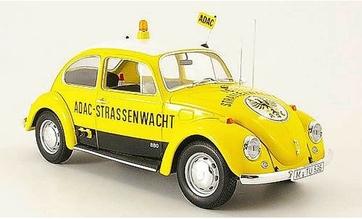 Volkswagen Kafer Base 1/18 Minichamps 1300 jaune adac 1969 miniature