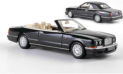 Bentley Azure cabriolet 1/43 Minichamps noire 1996 miniature