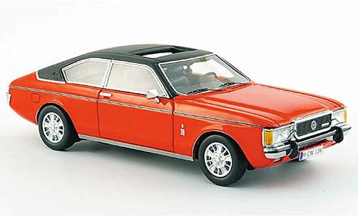 Ford Granada Coupe 1/43 Neo MKI rouge noire liavec. Auflage 300 1975 miniature