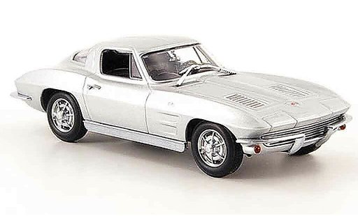 Chevrolet Corvette Coupe 1/43 Minichamps C2 Sport grise metallisee 1963 miniature