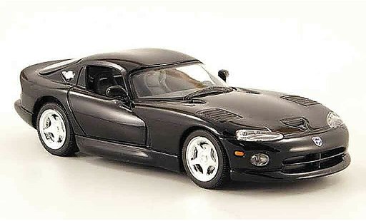 Dodge Viper GTS 1/43 Minichamps noire 1993 miniature