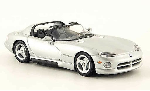Dodge Viper RT 10 1/43 Minichamps grise metallisee 1993 miniature