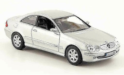 Mercedes Classe CL Base 1/43 Minichamps K Klasse (C209) grise metallisee 2001 miniature