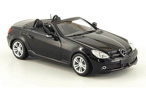 Mercedes Classe SLK Base 1/43 Minichamps (R171) noire 2008 miniature