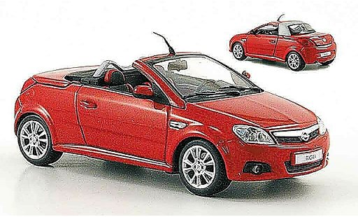 Opel Tigra Twin Top 1/43 Minichamps rouge 2004 miniature