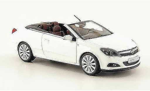 Opel Astra Twin Top 1/43 Minichamps cabriolet blanche 2006 miniature