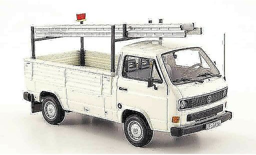 Volkswagen Combi Base 1/43 Minichamps t3 plateau blanche avec leitern 1983 miniature