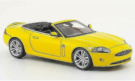 Jaguar XK Cabriolet 1/43 Minichamps jaune 2008 miniature