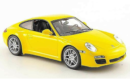 Porsche 911 Carrera 1/43 Minichamps jaune Linea Giallo 2008 miniature
