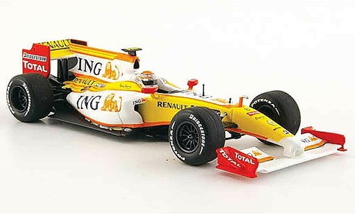 Renault F1 2009 1/43 Minichamps f 1 showcar no.8 miniature