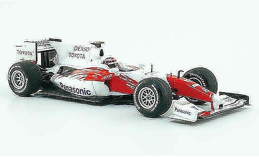 Toyota F1 Showcar 1/43 Minichamps f 1 panasonic t.glock 2009 miniature