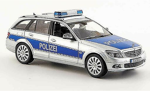 Mercedes Classe C T-Modell 1/43 Schuco T Modell (W 204) police Allemagne 2007 miniature
