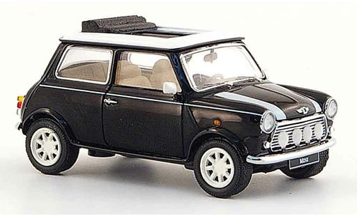 Austin Mini cooper s 1/43 Schuco noire blanche 1990 miniature