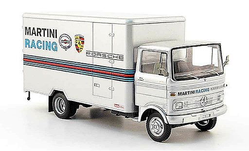 Mercedes LP 608 Kastenwagen 1/43 Schuco Fourgon grise Martini Racing miniature