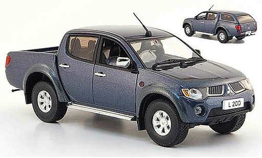 Mitsubishi L200 Base 1/43 Vitesse grise avec abnehmbarem Sports Hard Top miniature