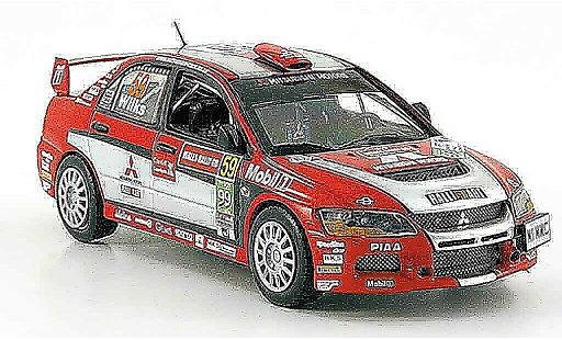 Mitsubishi Lancer Evolution IX 1/43 Vitesse Gr.N No. 59 PWRC Rally England 2007 miniature