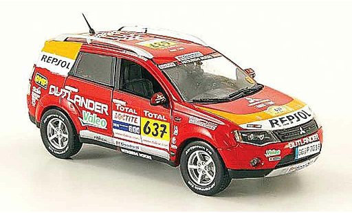 Mitsubishi Outlander Base 1/43 Vitesse No.637 Support Car Rally Dakar 2009 miniature