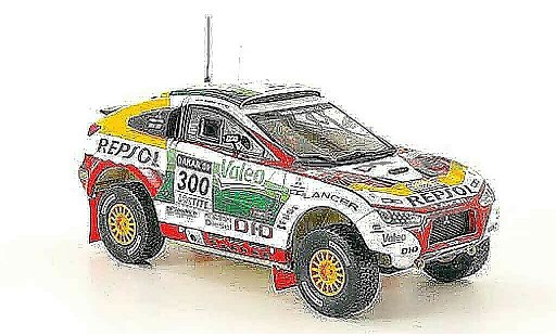 Mitsubishi Lancer Evolution X 1/43 Vitesse Racing No.300 Rally Dakar 2009 miniature