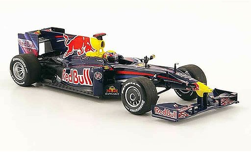 Renault F1 2009 1/43 Minichamps red bull rb5 no.14 m.webber f1 saison miniature