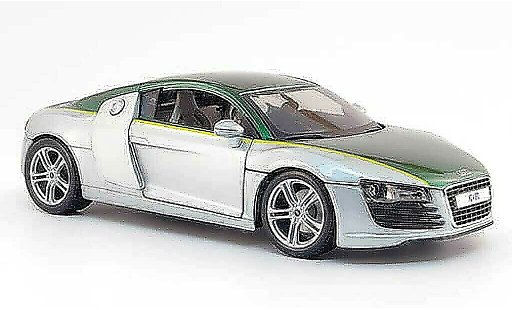 Audi R8 4.2 fsi 1/18 Maisto . grise/verte need for speed miniature