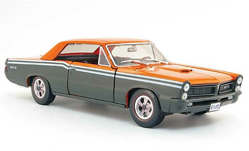 Pontiac GTO 1965 1/18 Maisto grise orange need for speed miniature