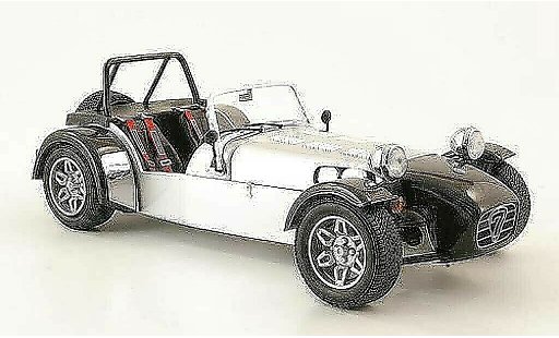 Caterham Super Seven roadster 1/18 Norev grise metallized/carbon miniature