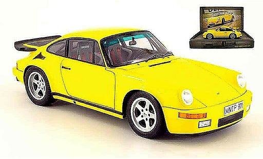 Porsche 911 RUF 1/18 Spark Porsche 911 ctr yellow bird miniature