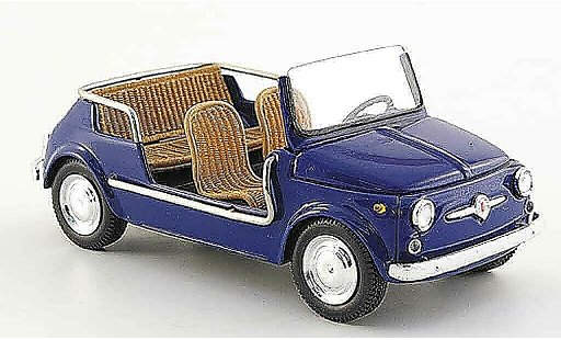 Fiat 500 Jolly 1/43 Spark bleu miniature