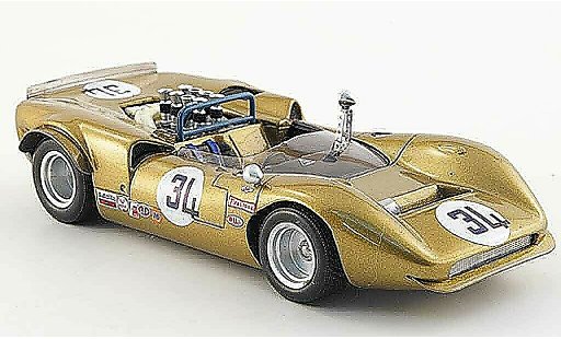 Lola T70 1968 1/43 Spark No.34 G.Folmer Laguna Seca miniature