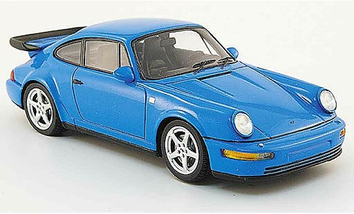 RUF RCT Evo 1/43 Spark bleu 1992 miniature