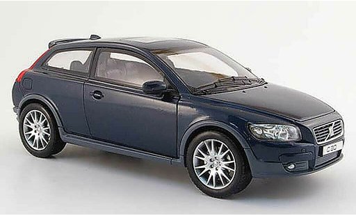 Volvo C30 Base 1/18 Powco bleuverte 2006 miniature