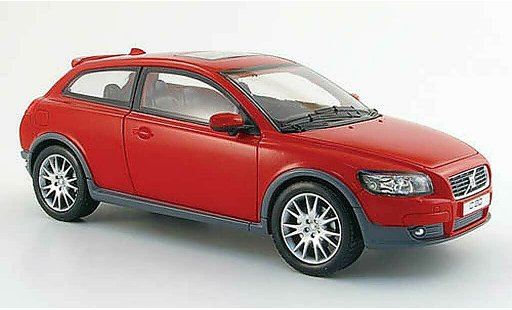 Volvo C30 Base 1/18 Powco rouge 2006 miniature