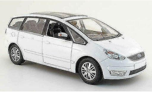 Ford Galaxy Berline 1/18 Powco blanche 2007 miniature