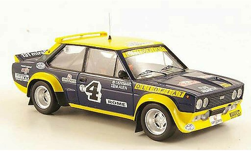 Fiat 131 Abarth 1/43 Trofeu No.4 OlioRally Monte Carlo 1977 miniature