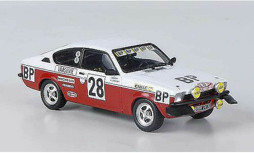 Opel Kadett C GT/E 1/43 Trofeu No.28 BP H.Greder/Celigny Rally Monte Carlo 1977 miniature